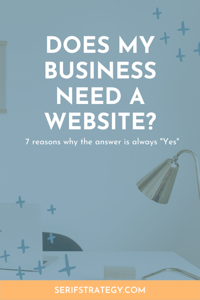 does my business need a website